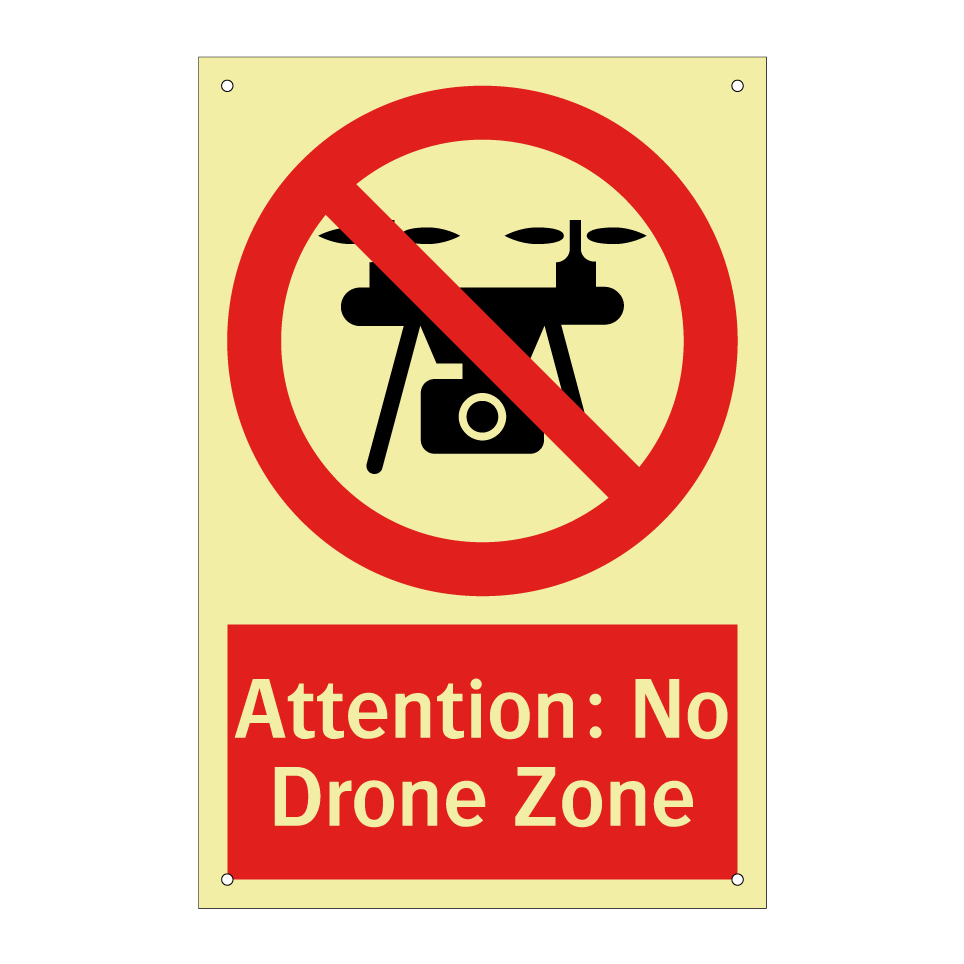 Attention: No Drone Zone