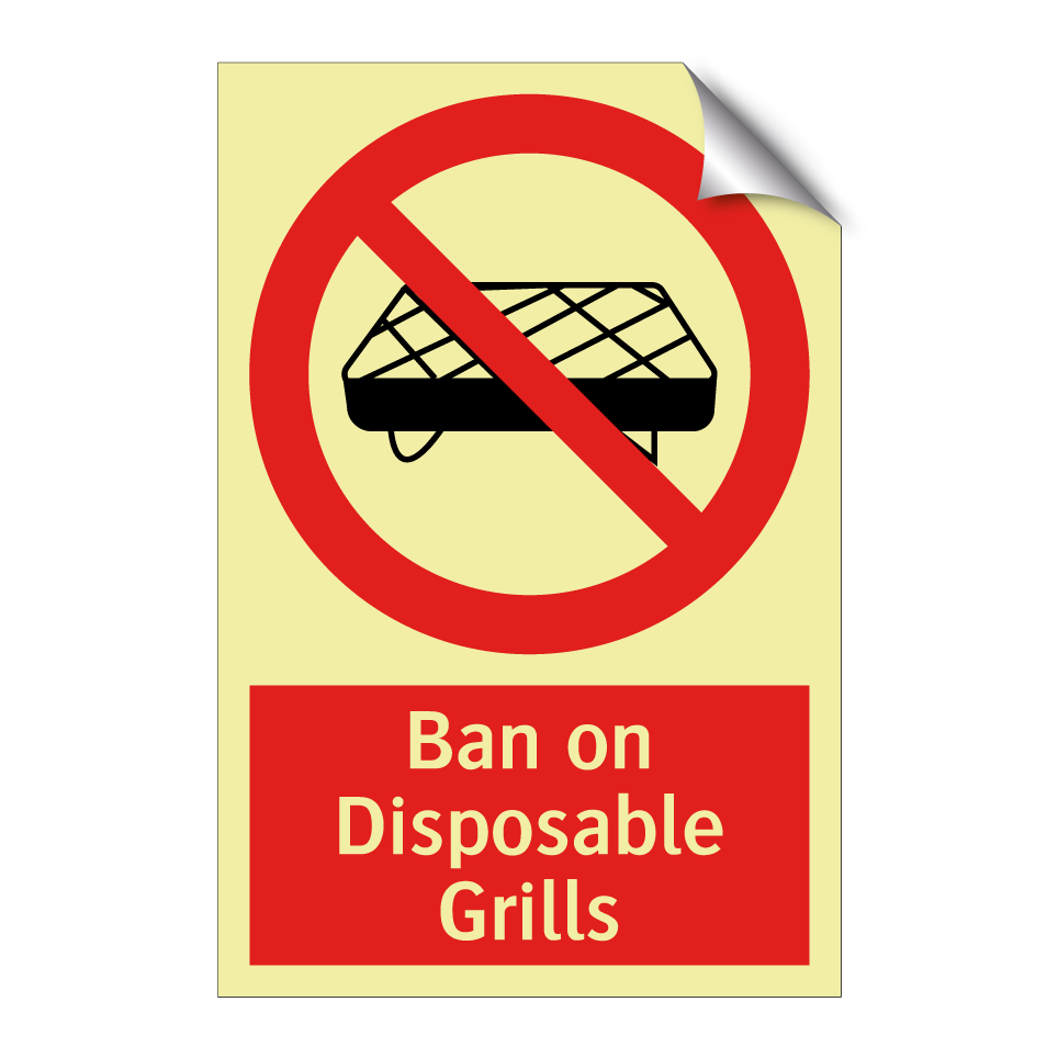 Ban on Disposable Grills