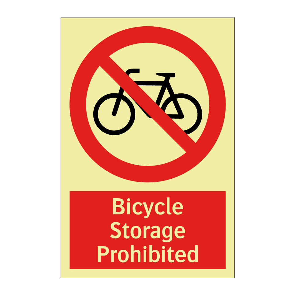 Bicycle Storage Prohibited