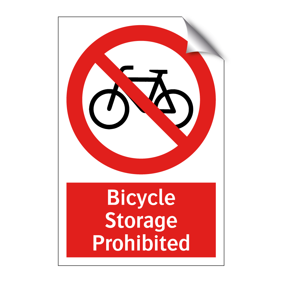 Bicycle Storage Prohibited