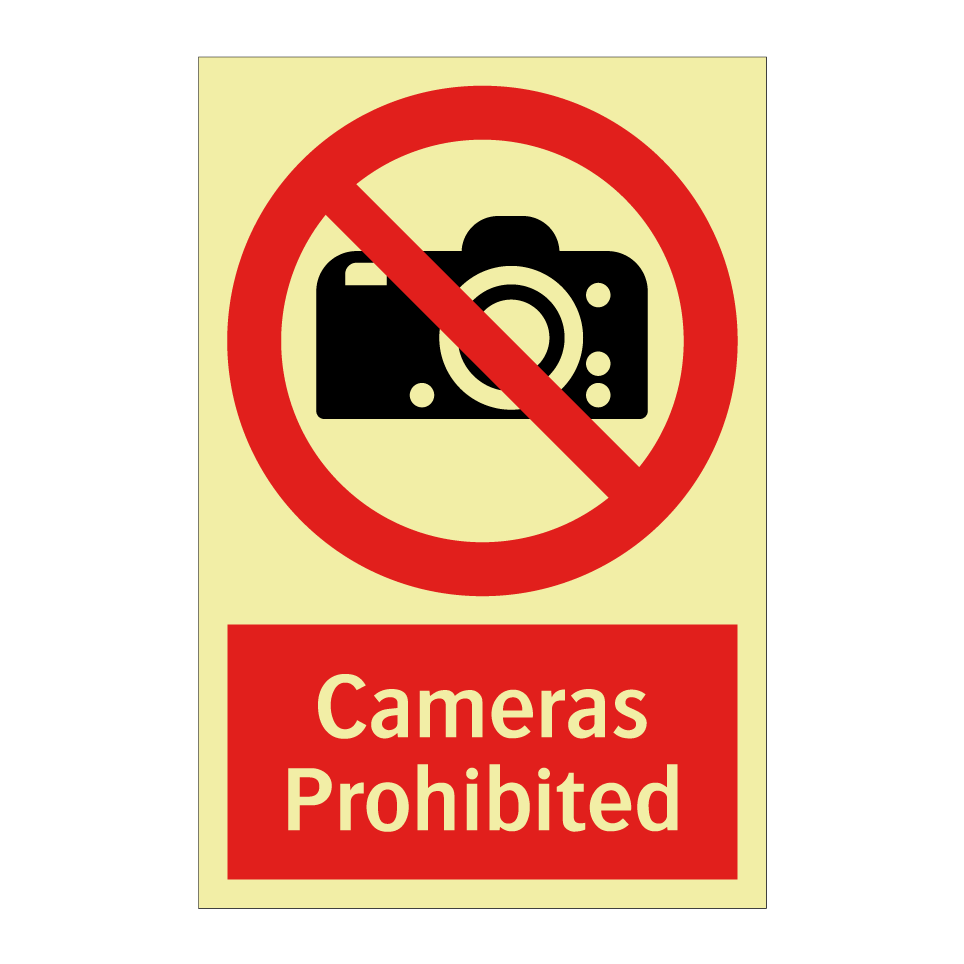 Cameras Prohibited