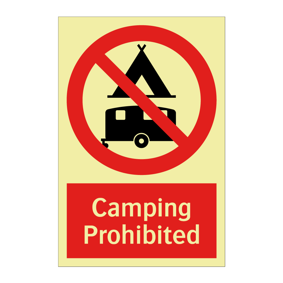 Camping Prohibited