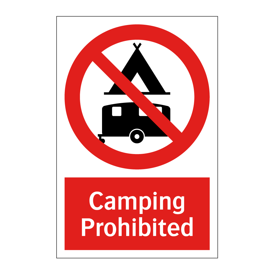 Camping Prohibited