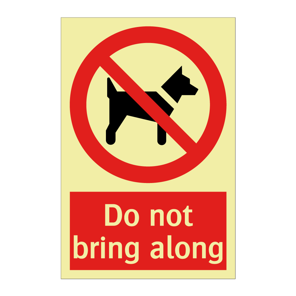 Do not bring along