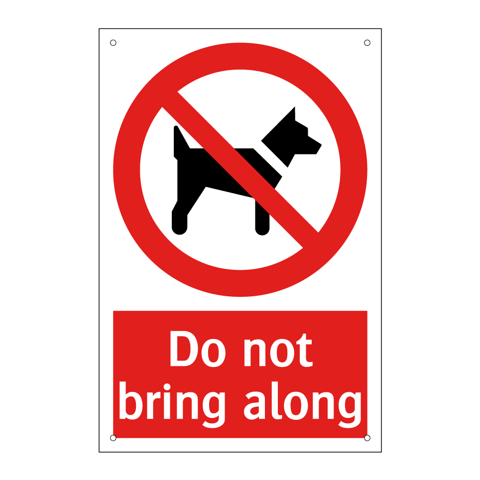 Do not bring along