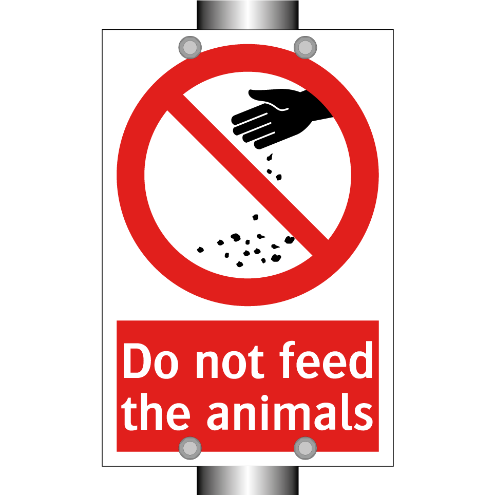 Do not feed the animals