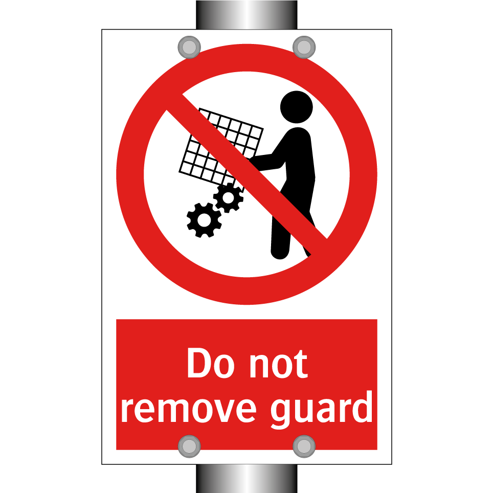 Do not remove guard