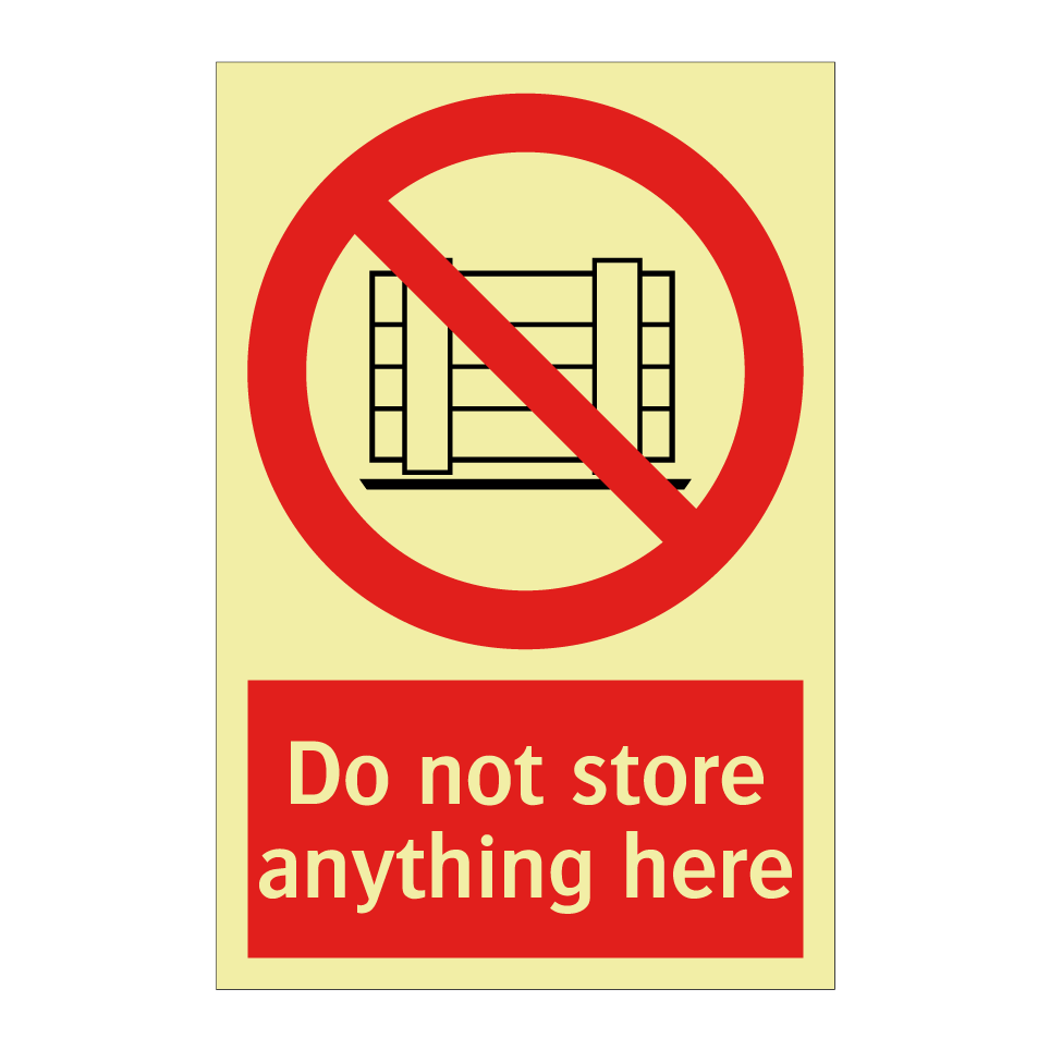 Do not store anything here