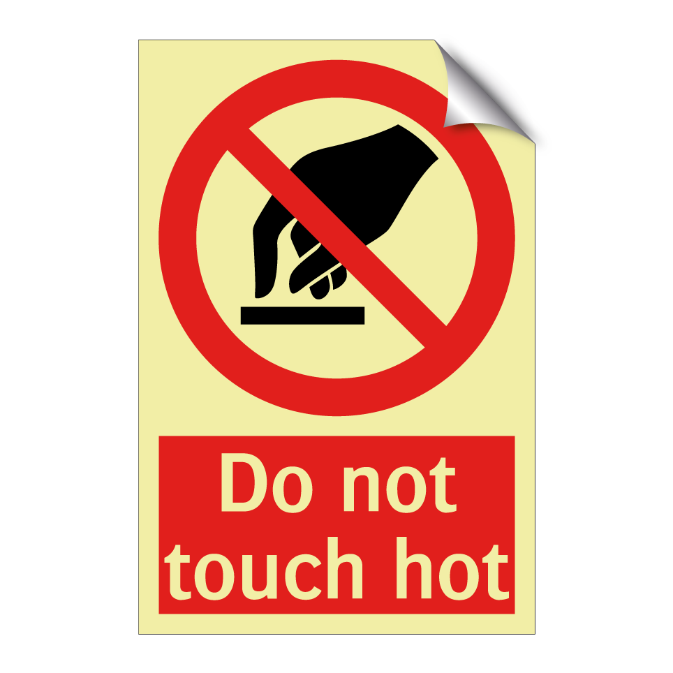 Do not touch hot