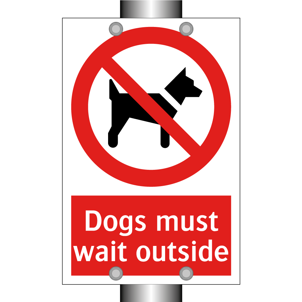 Dogs must wait outside
