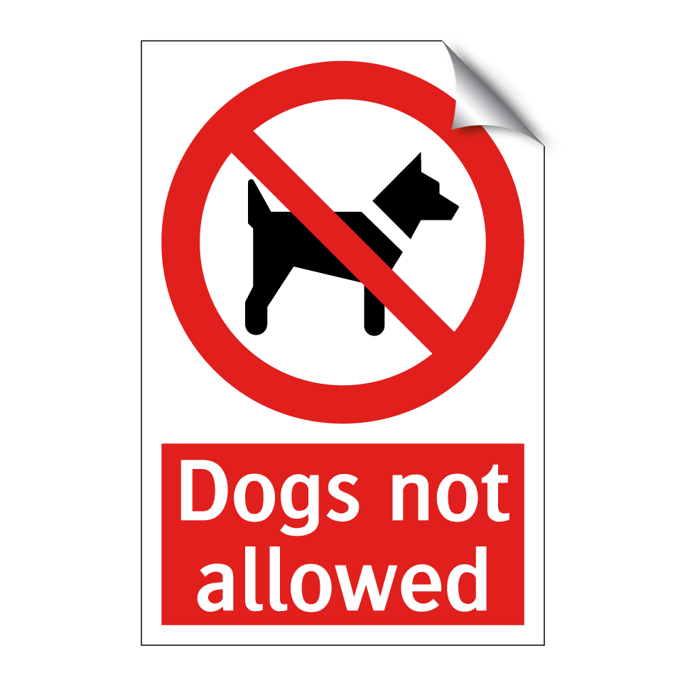 Dogs not allowed