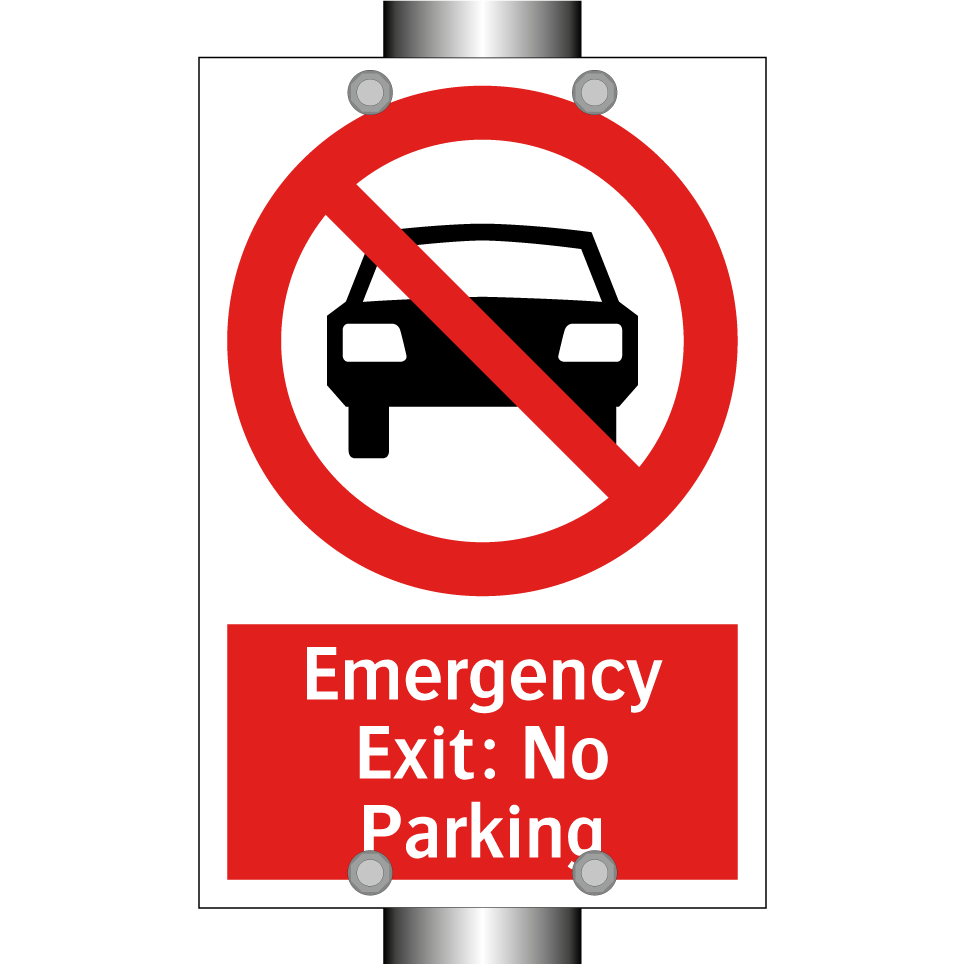 Emergency Exit: No Parking