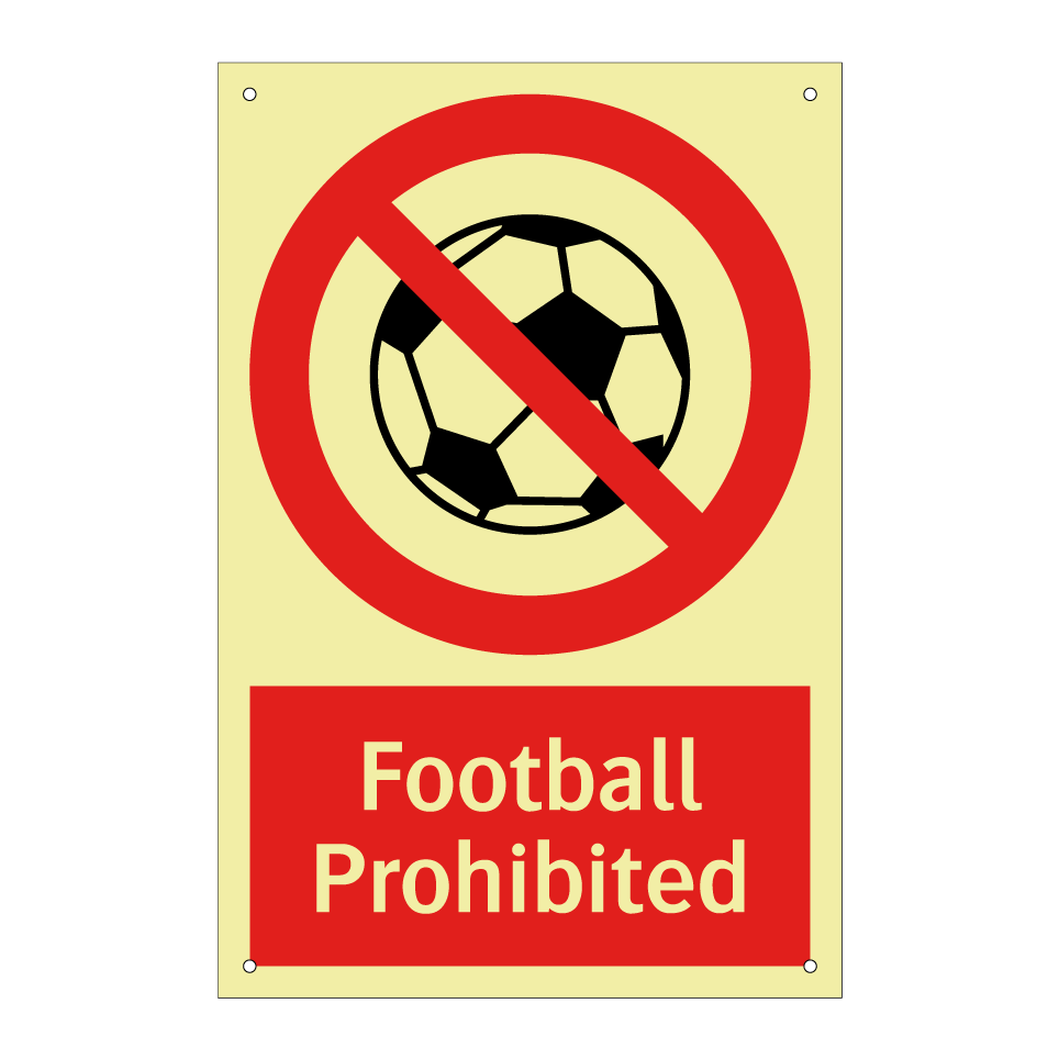 Football Prohibited