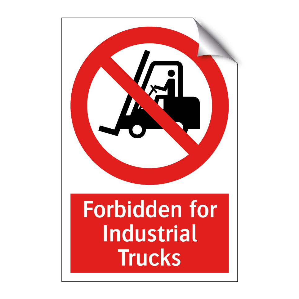 Forbidden for Industrial Trucks
