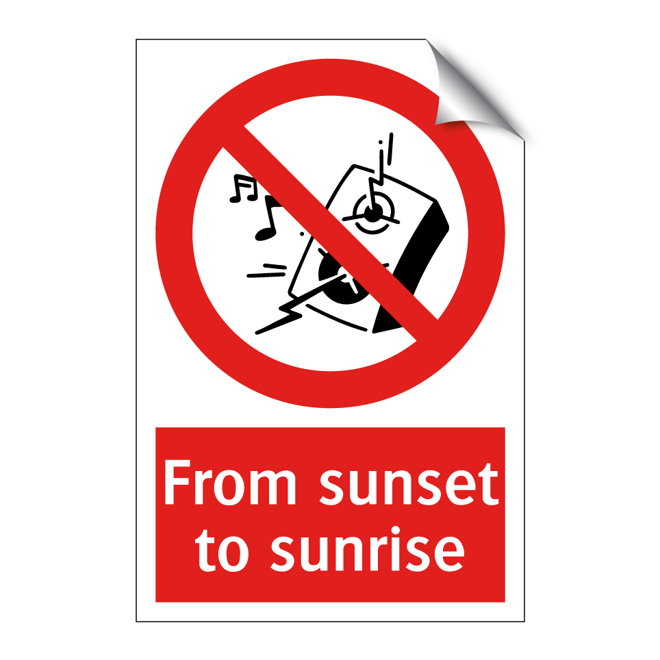 From sunset to sunrise