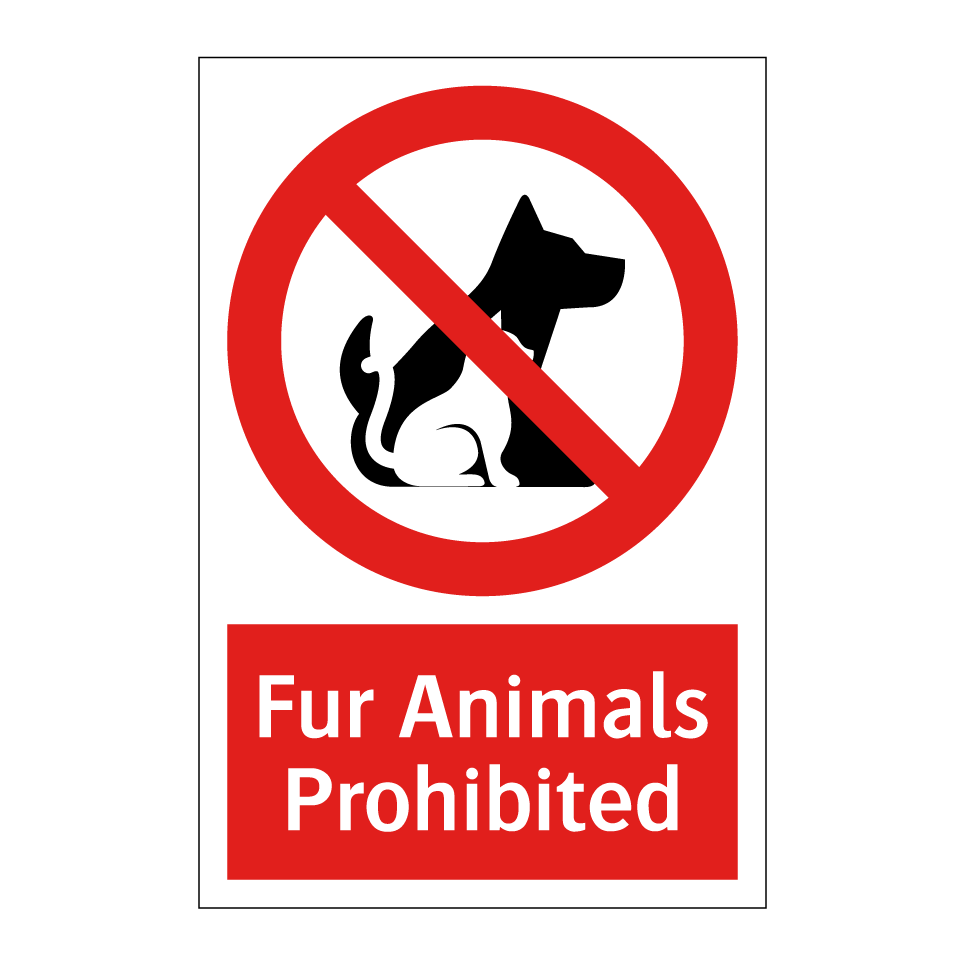 Fur Animals Prohibited