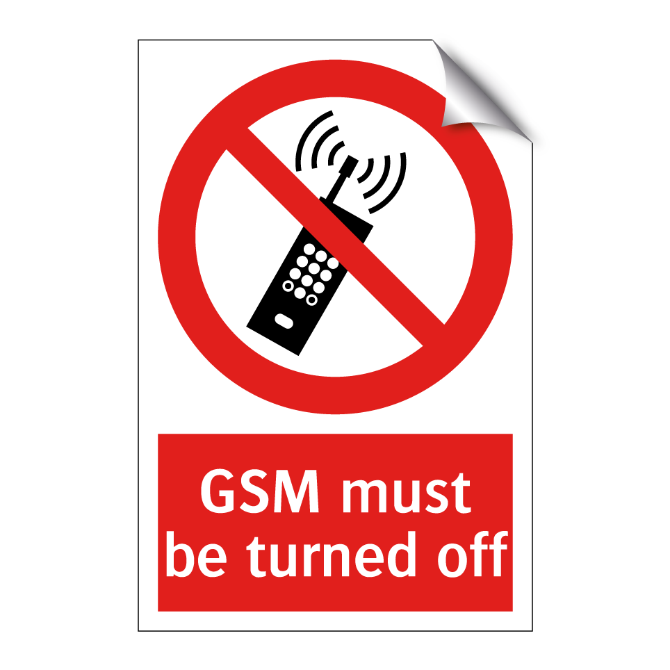 GSM must be turned off