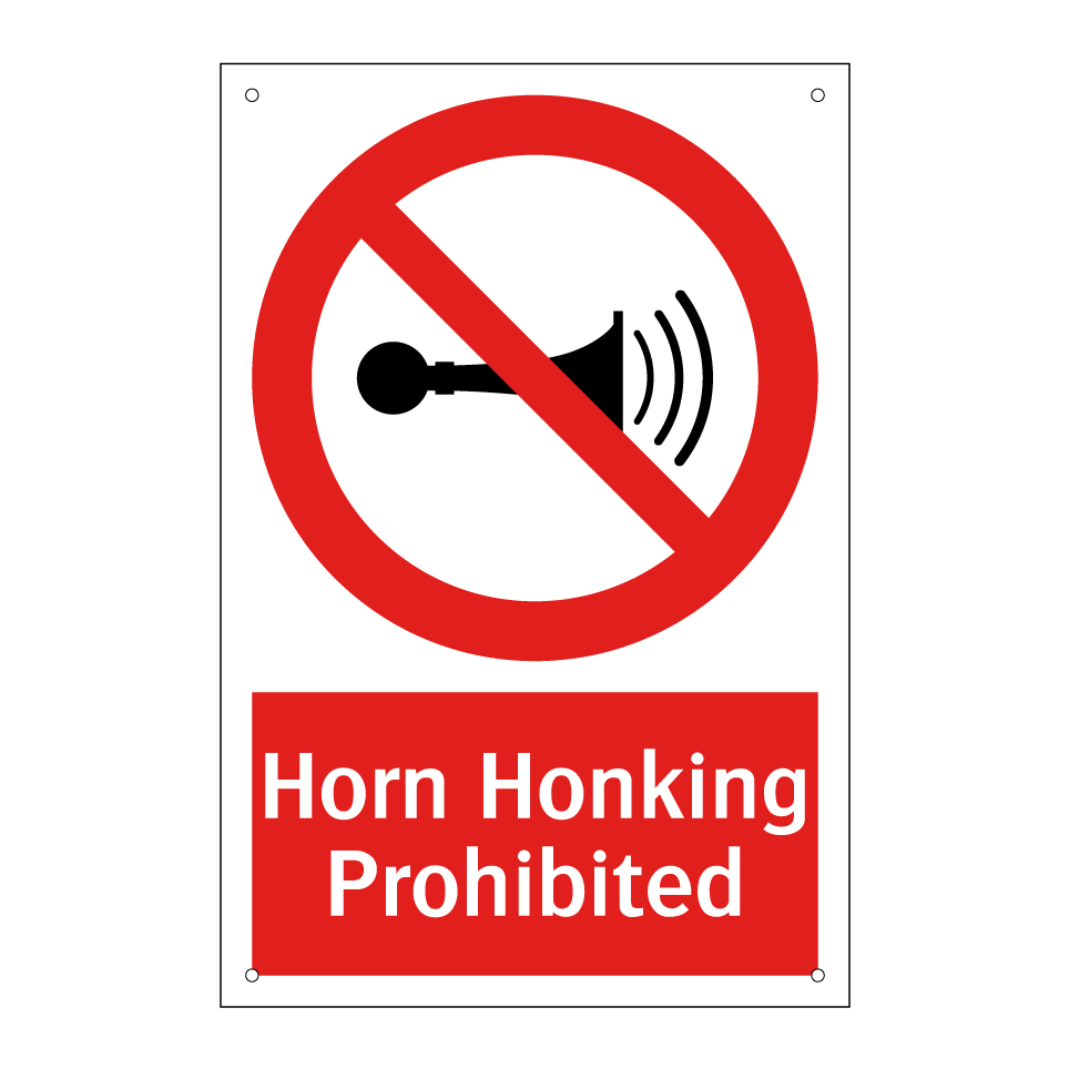Horn Honking Prohibited