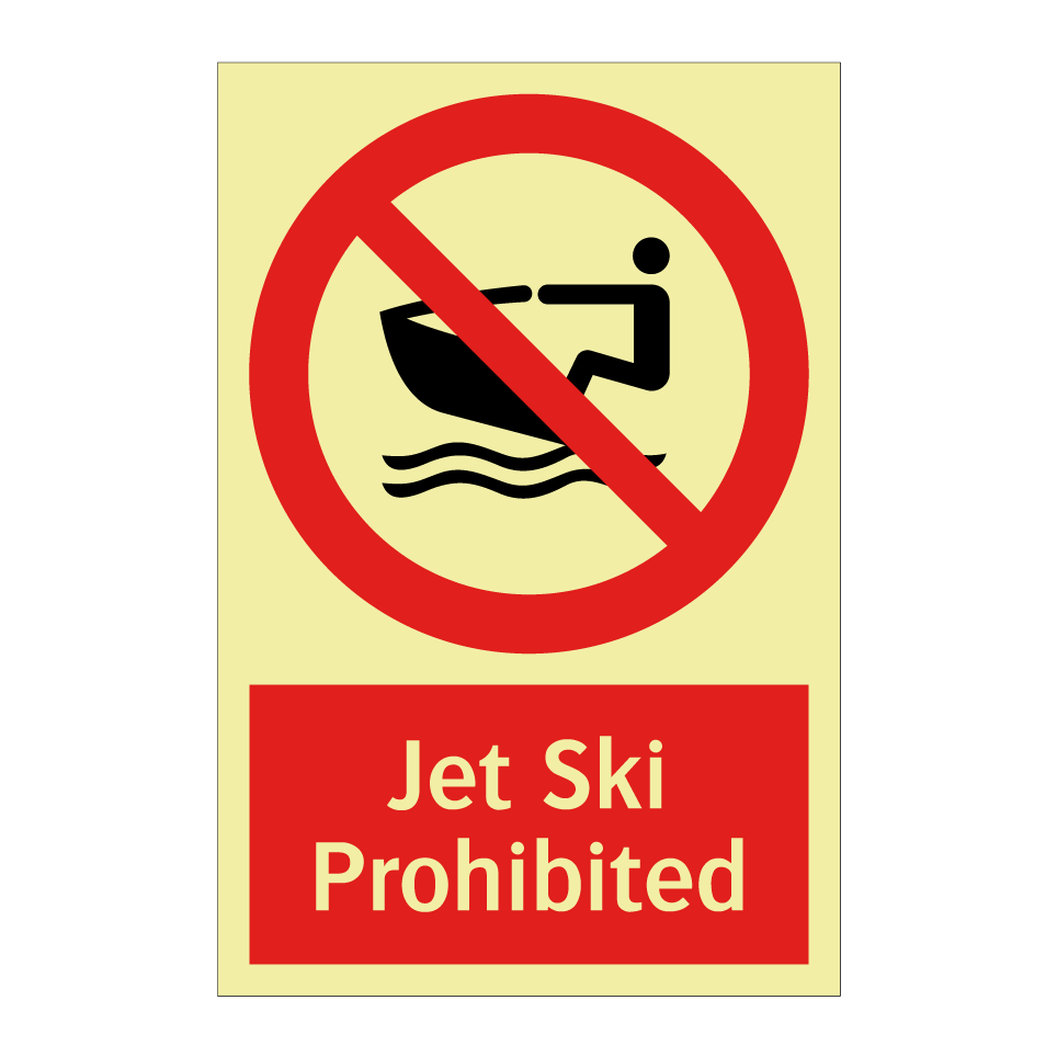 Jet Ski Prohibited