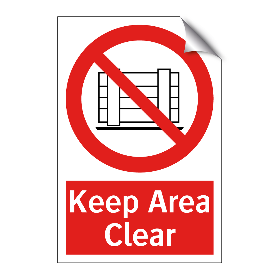 Keep Area Clear