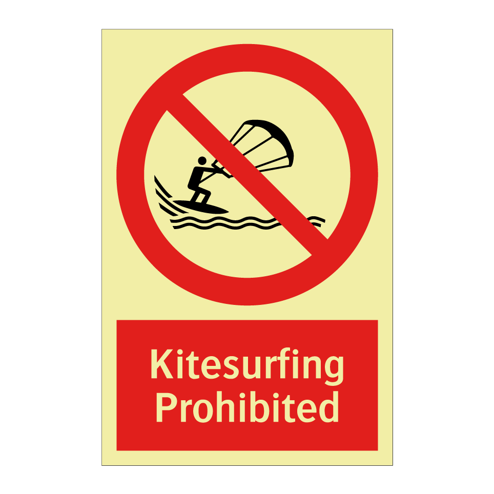 Kitesurfing Prohibited