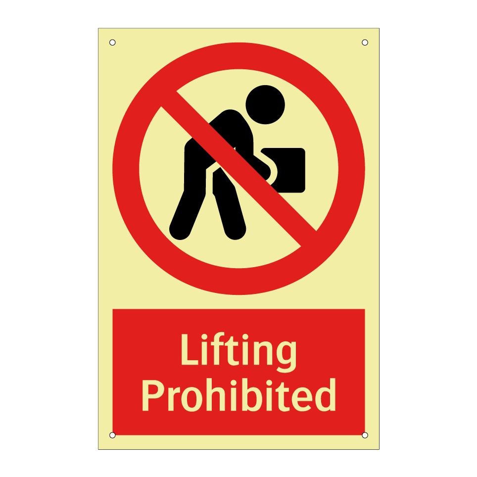 Lifting Prohibited