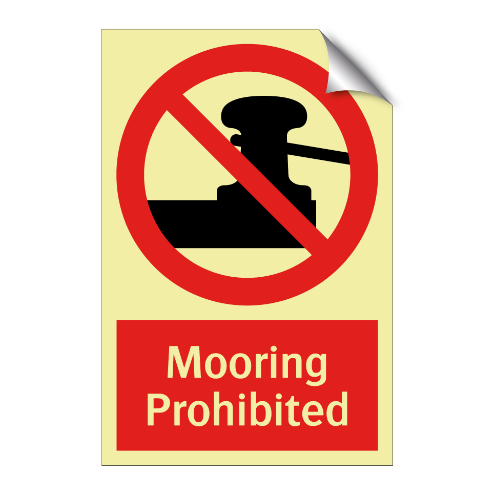 Mooring Prohibited