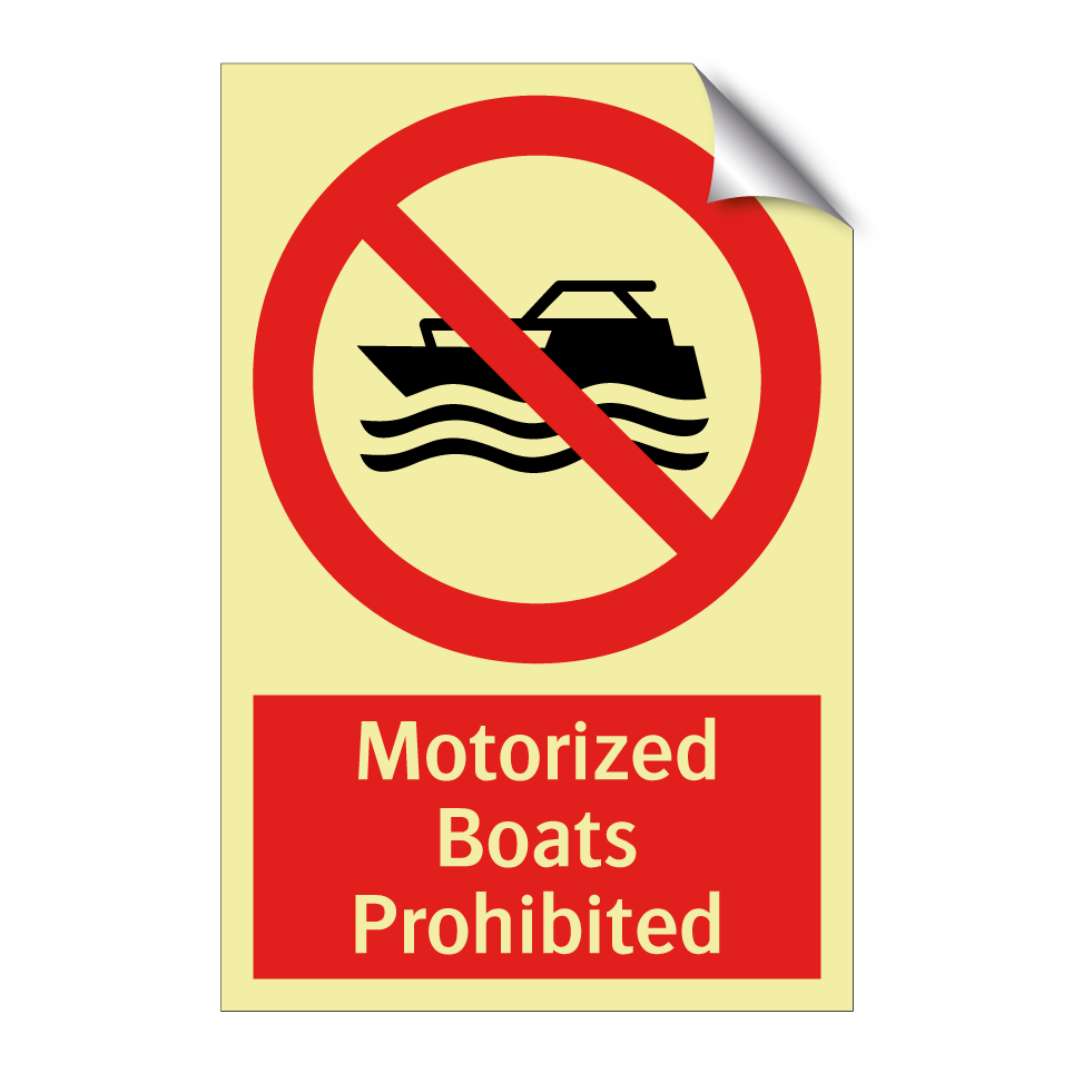 Motorized Boats Prohibited