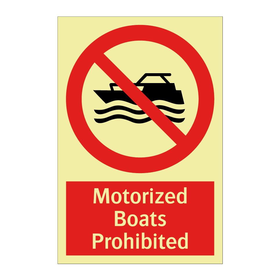 Motorized Boats Prohibited