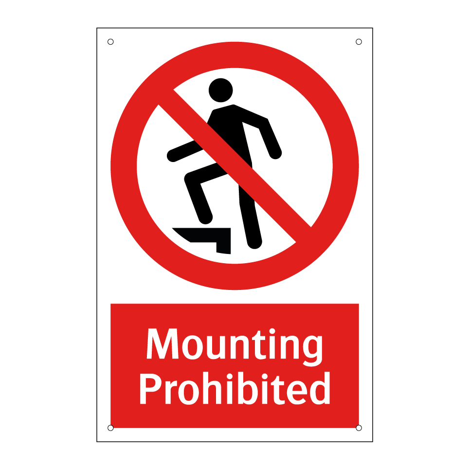 Mounting Prohibited