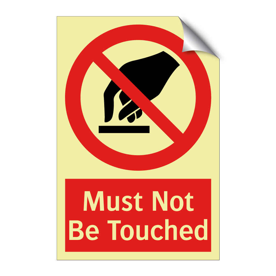 Must Not Be Touched