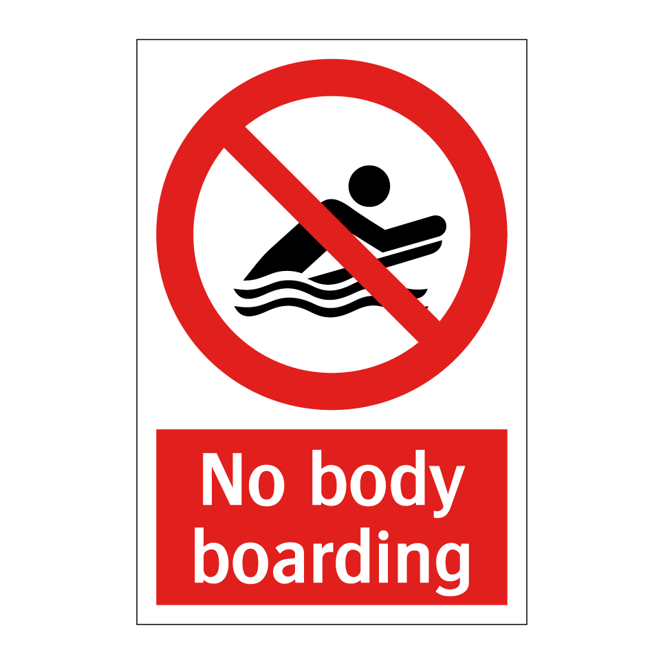 No body boarding