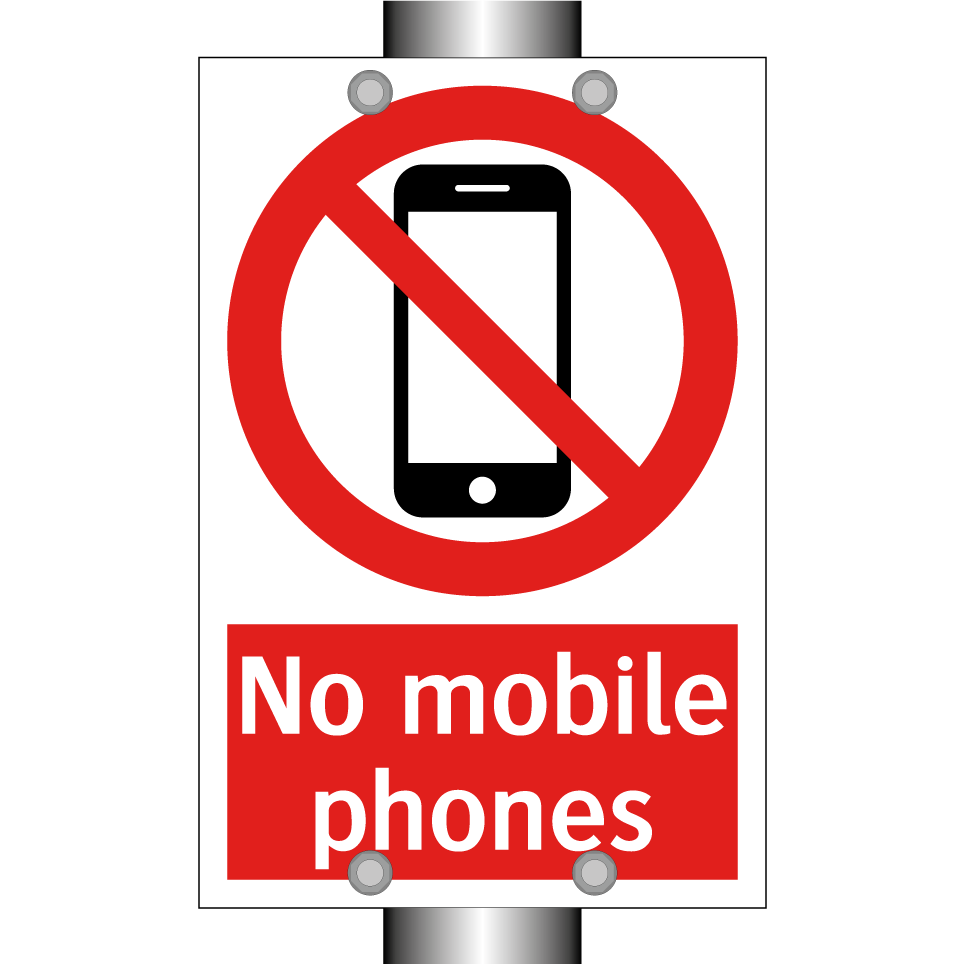 No mobile phones