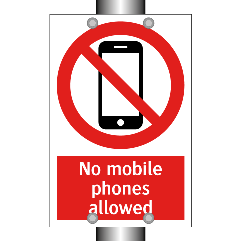 No mobile phones allowed