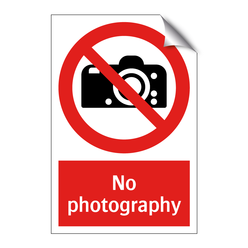 No photography