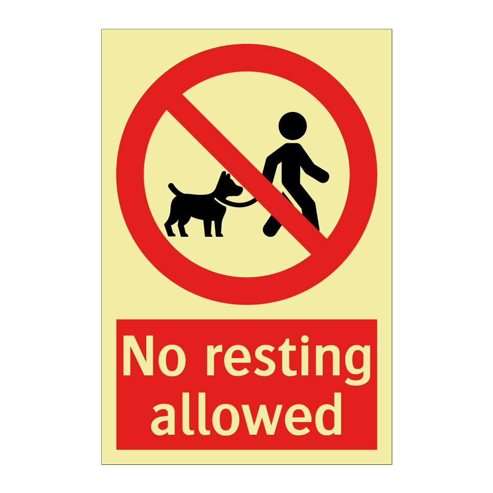 No resting allowed