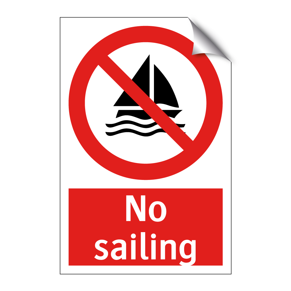 No sailing