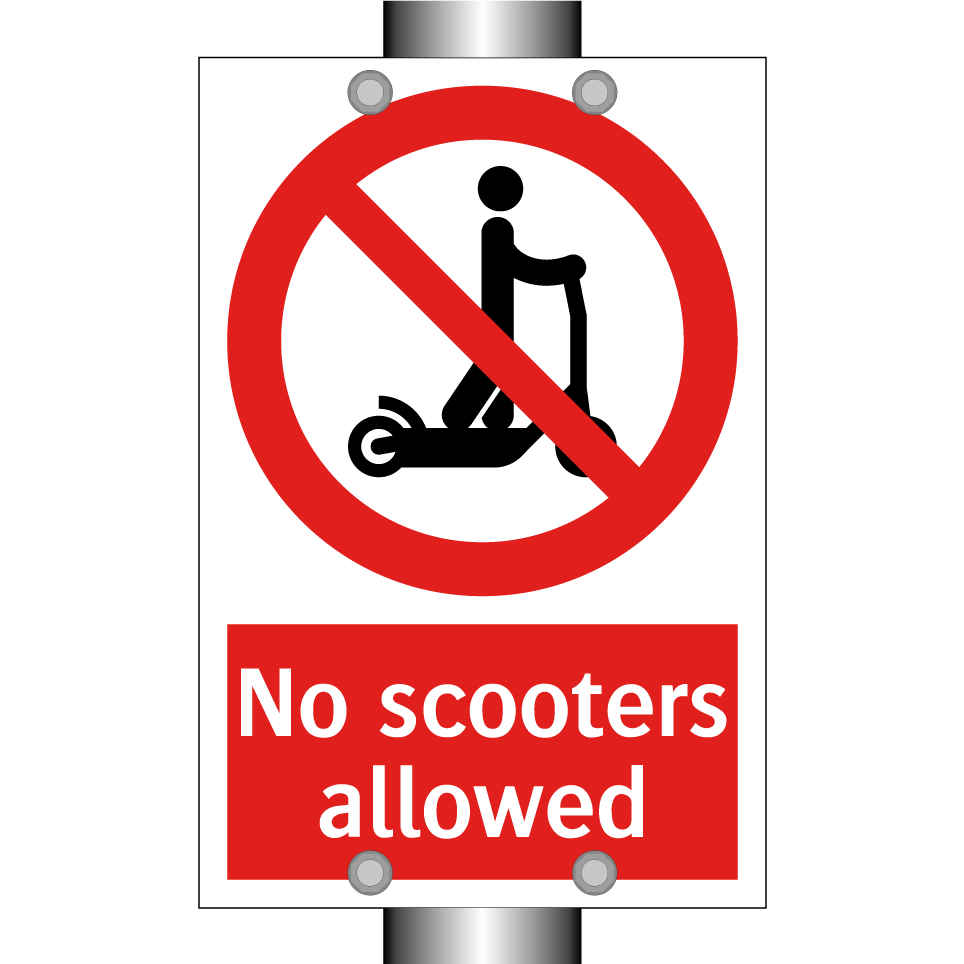 No scooters allowed