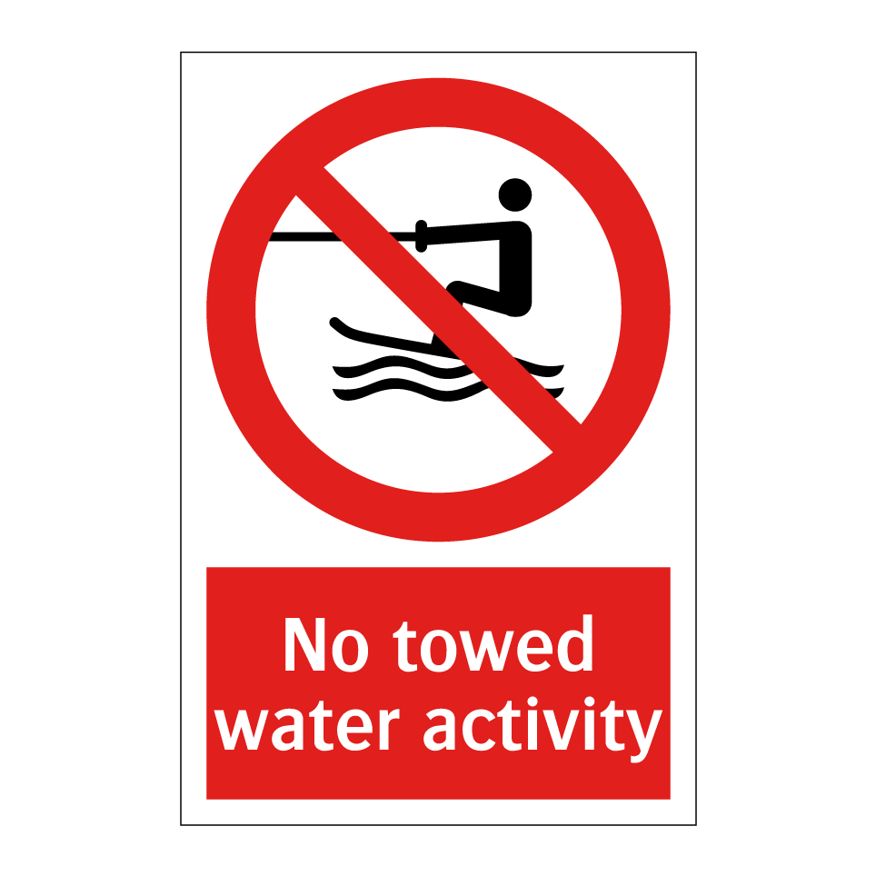 No towed water activity