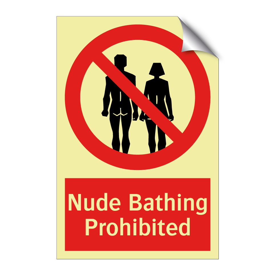 Nude Bathing Prohibited