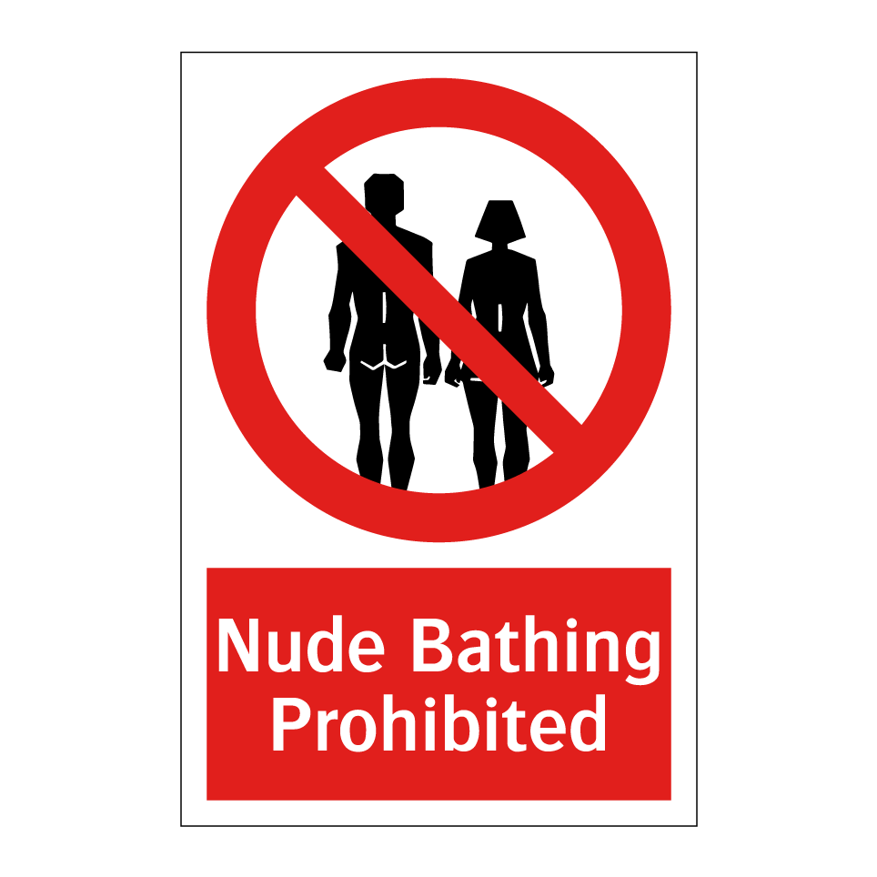 Nude Bathing Prohibited