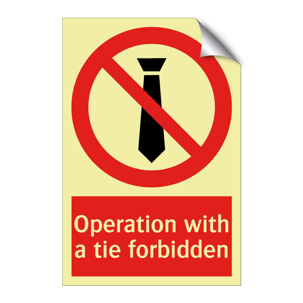 Operation with a tie forbidden