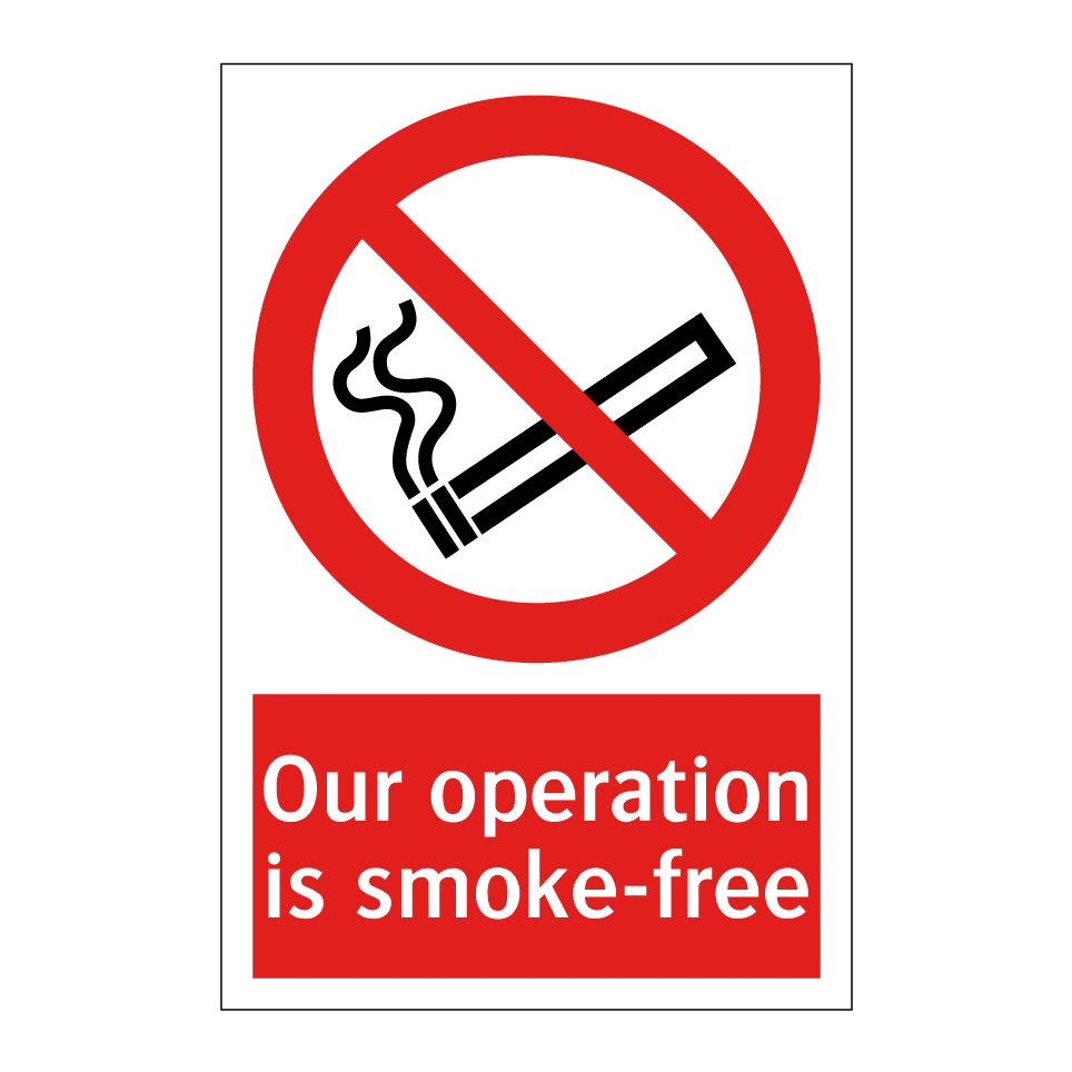 Our operation is smoke-free