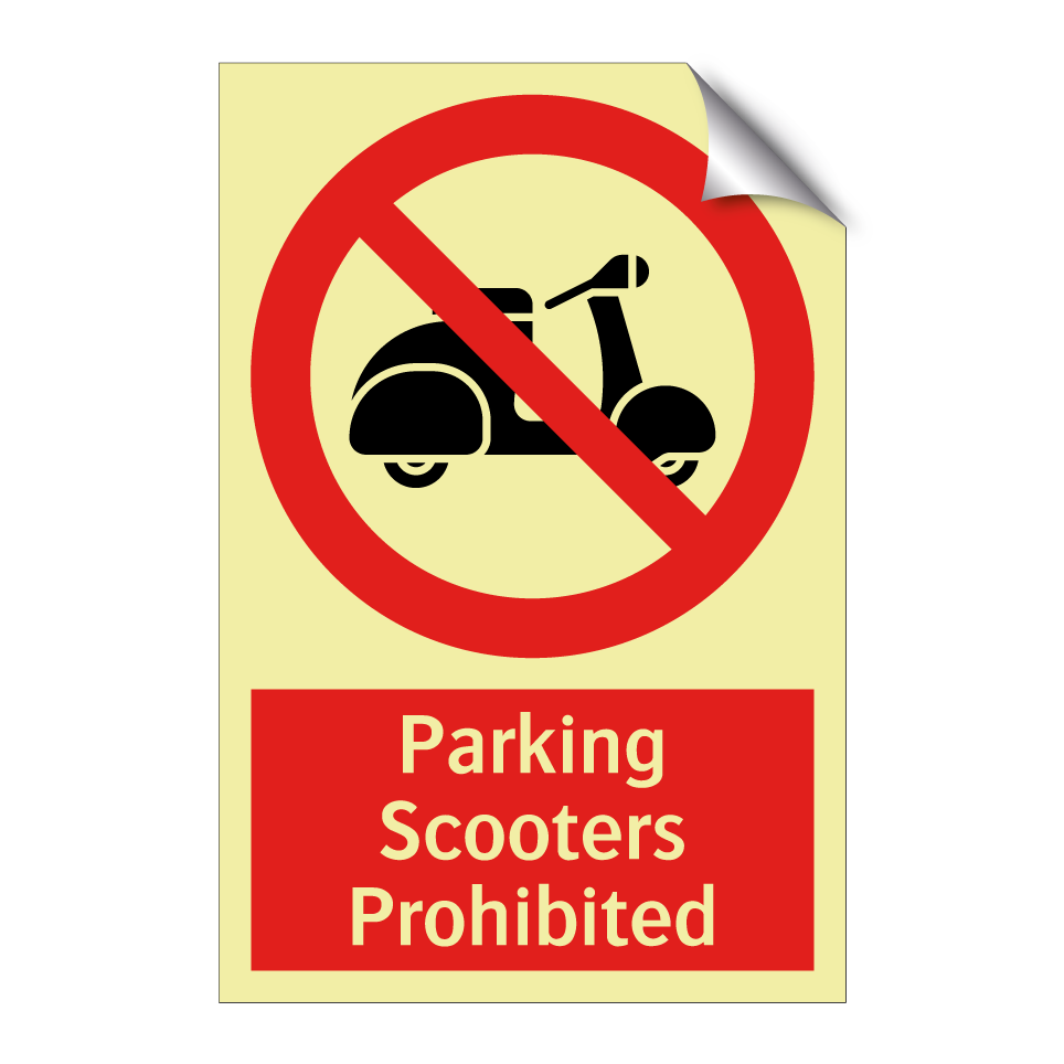 Parking Scooters Prohibited