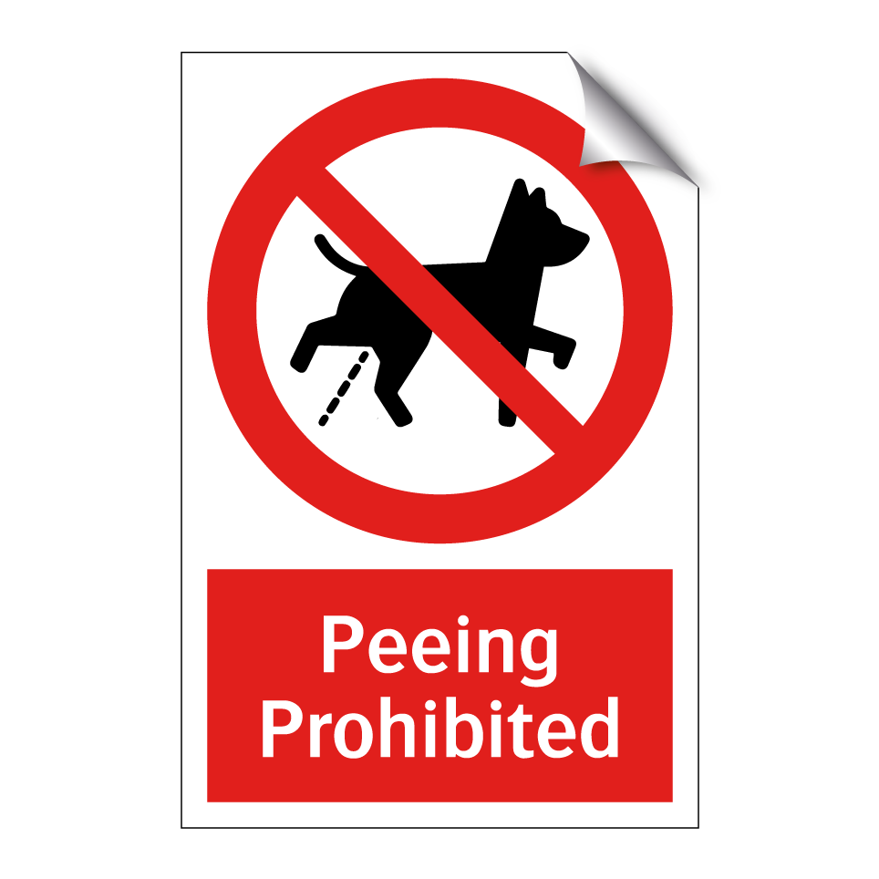 Peeing Prohibited
