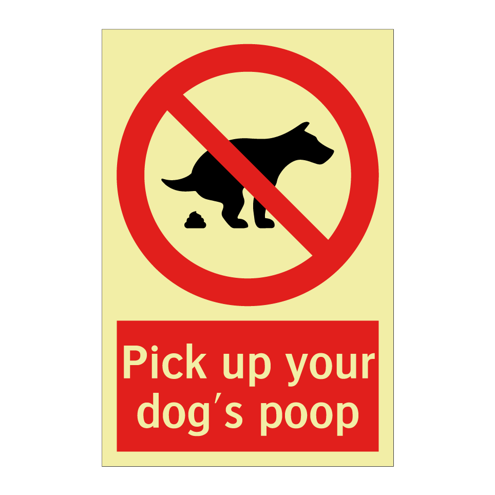 Pick up your dog's poop
