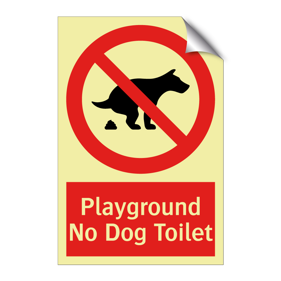 Playground No Dog Toilet