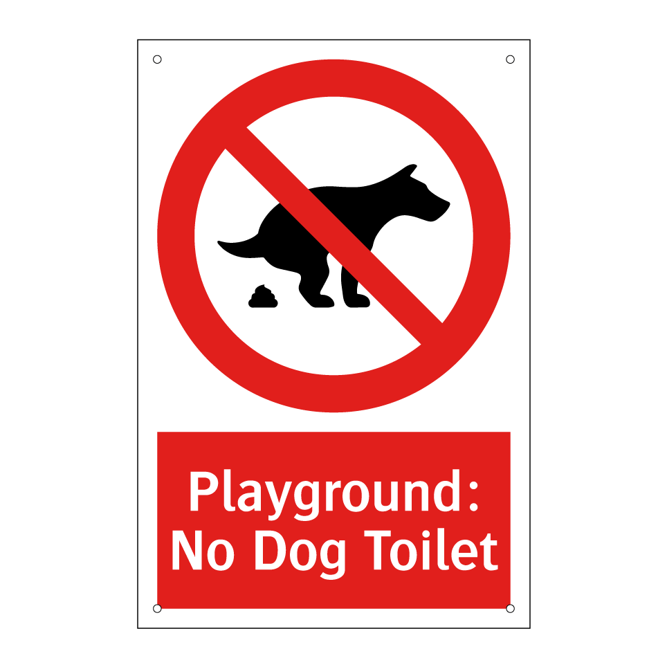 Playground: No Dog Toilet