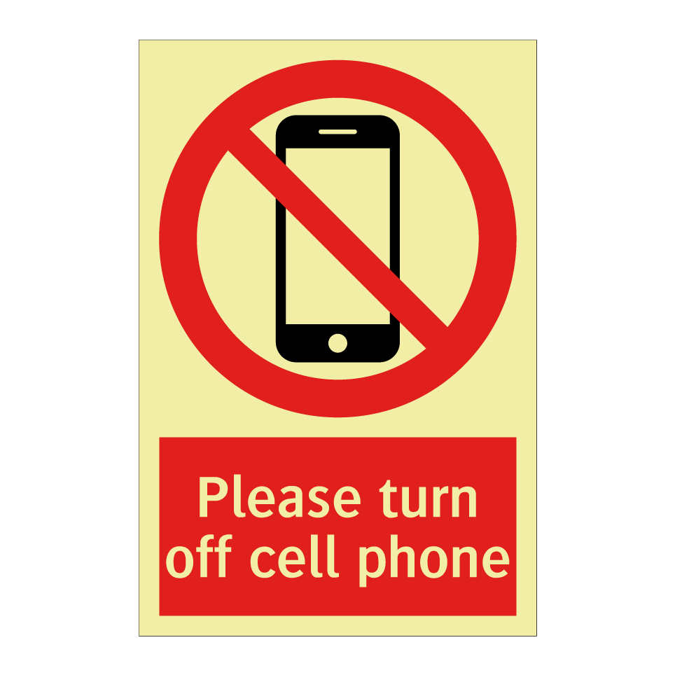 Please turn off cell phone