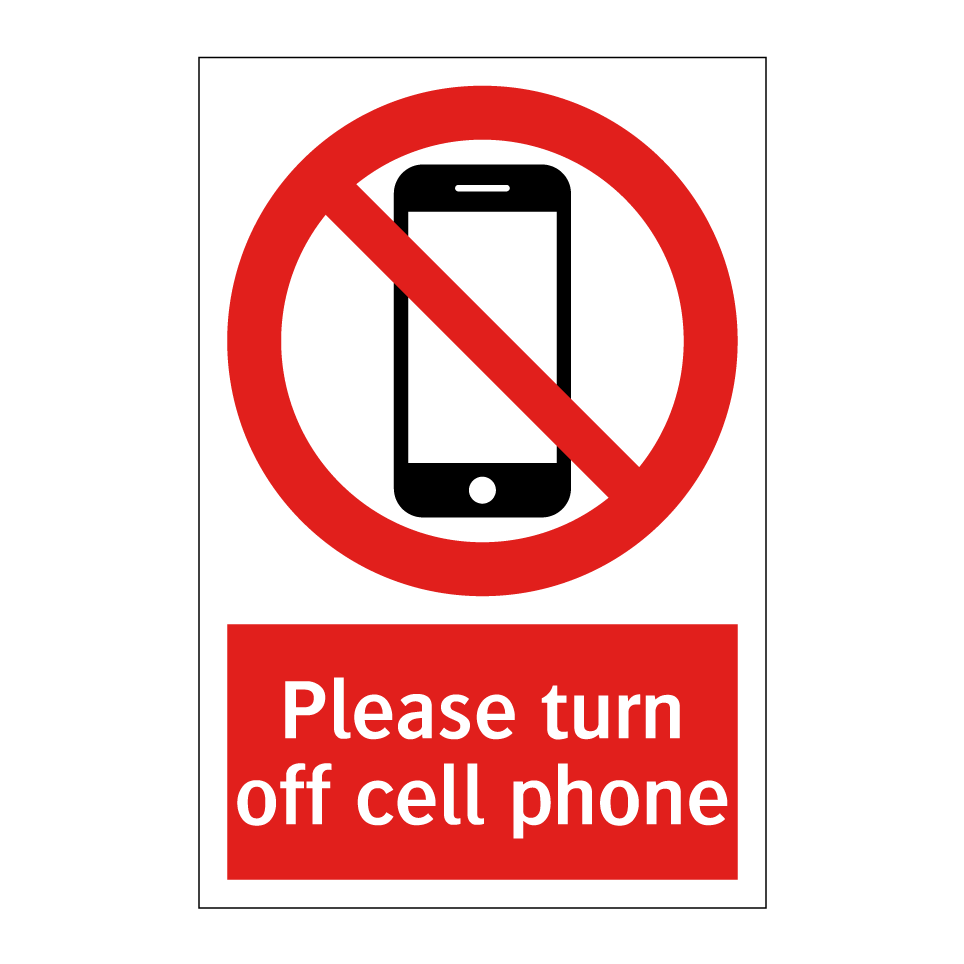 Please turn off cell phone